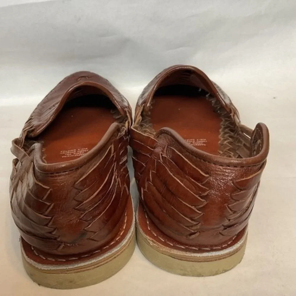 NWOB Raguer Brown Hand Crafted Authentic Mexican Huarache Sandals Men 11 Mexico